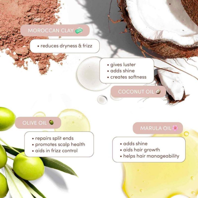 Mascarilla capilar MIZANI True Textures Moroccan Clay con aceite de coco