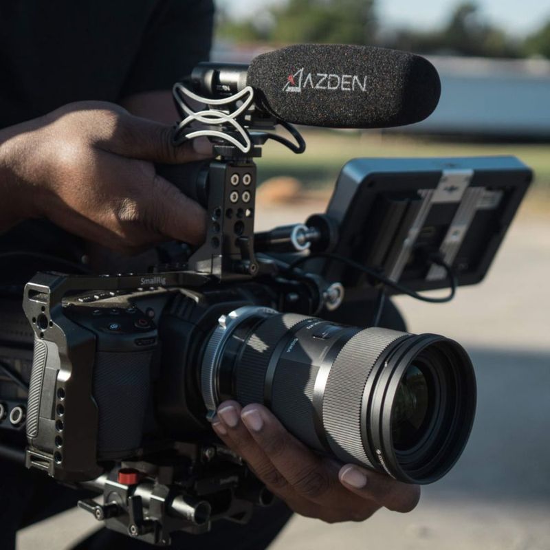 Micrófono tipo escopeta AZDEN SGM-250MX Professional Compact