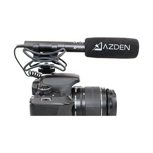 Micrófono de condensador estéreo Azden SMX-10 de alto rendimiento