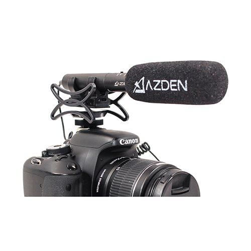 Micrófono de condensador estéreo Azden SMX-10 de alto rendimiento