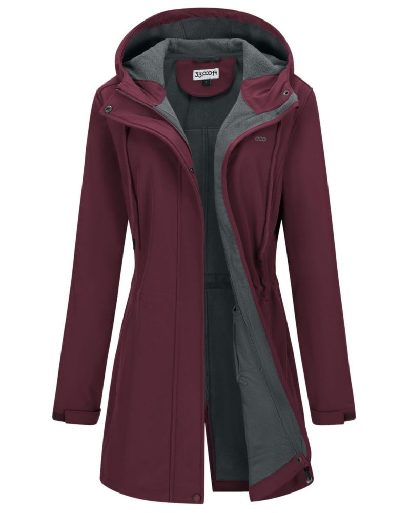 Chaqueta 33000ft impermeable con forro polar y capucha