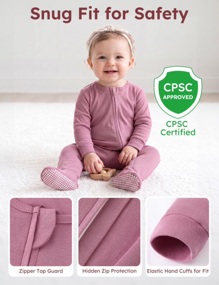 Pijama Yoofoss de algodón orgánico para bebé unisex