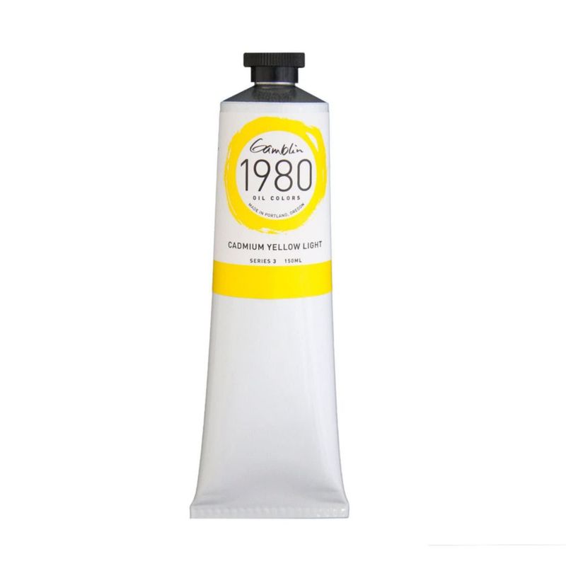 Pintura al Óleo Gamblin 1980 Amarillo Cadmio Claro 150 ml