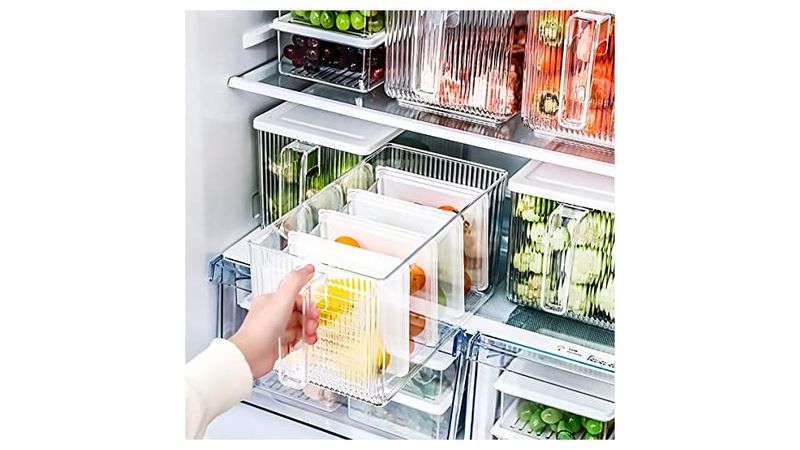 ponerse nervioso solar Observar Organizador de alimentos con asa para refrigerador 5 en 1 | Elektra tienda  en línea México