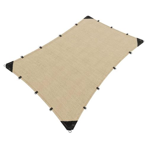 Malla Sombra 6x4 M Raschel 90% Beige Reforzada Hanlob