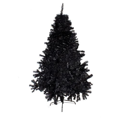 Árbol De Navidad Ramas Montables Negras 2.40 m Artificial Resistente