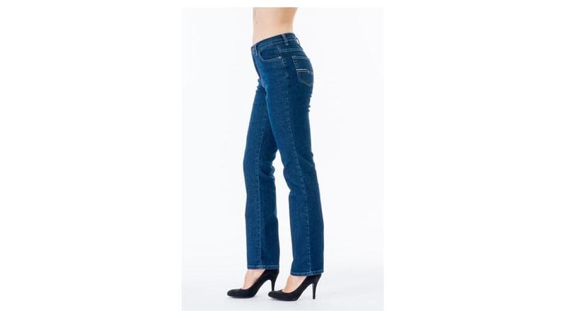 Jeans Scandia Mezclilla Stretch Cintura Alta Recto 2442