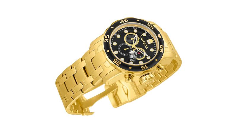 Reloj Dorado Invicta pro diver gold