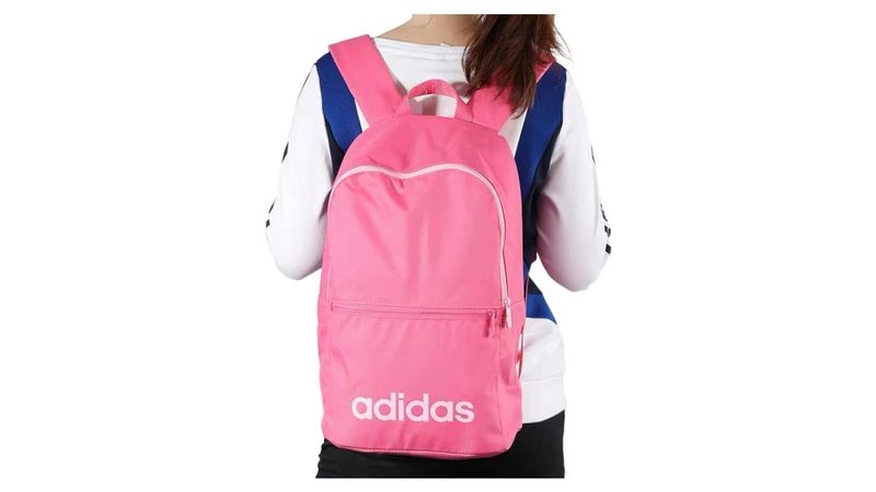 Mochila adidas rosada online mujer