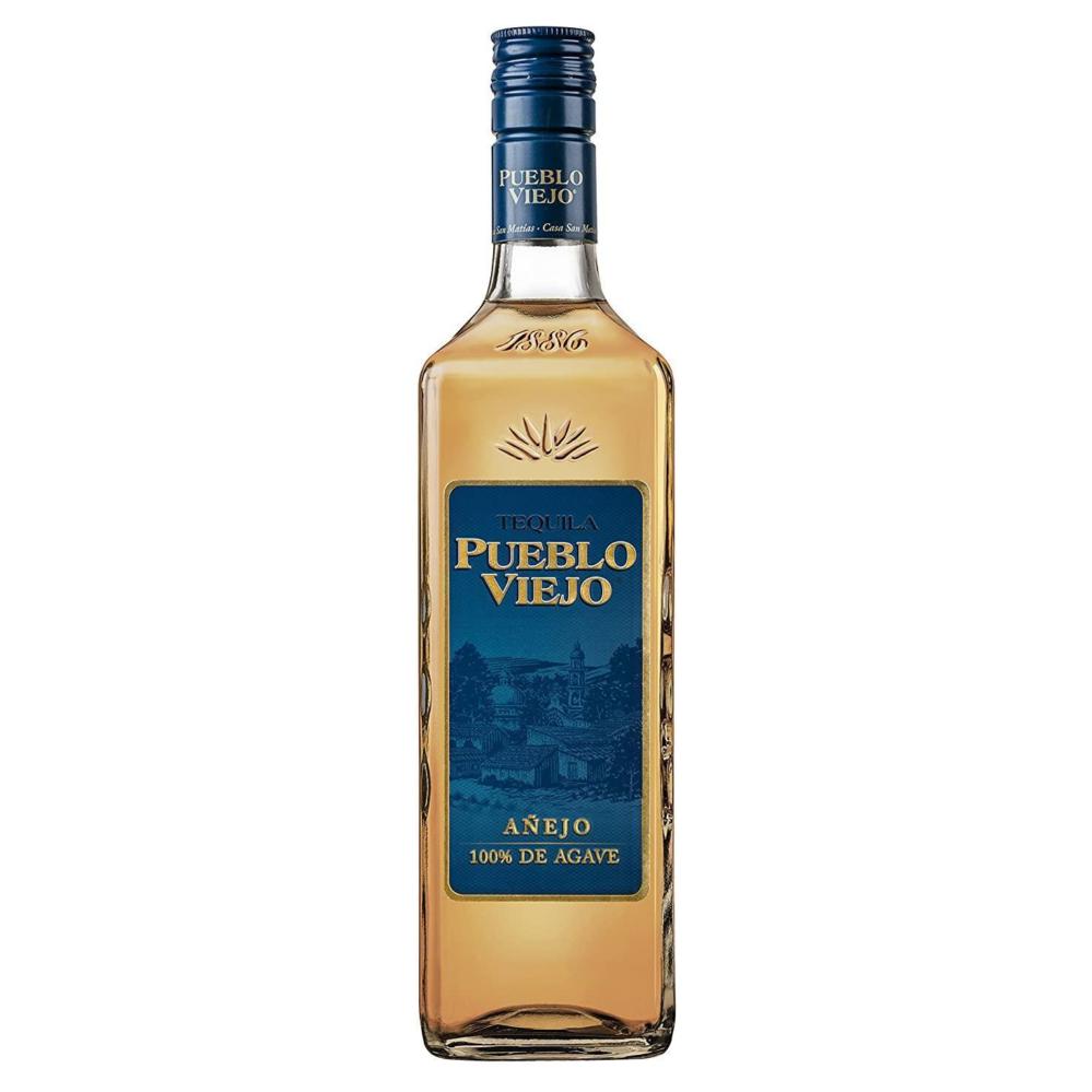 Paquete de 3 Tequila Pueblo Viejo Añejo 700 ml