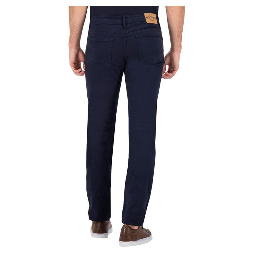 Jeans De Gabardina Jean Cut Hombre Holstone Azul