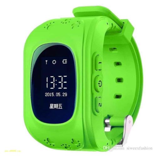 Smartwatch Gps Tracker Para Niños Verde Q50 Gadgets One