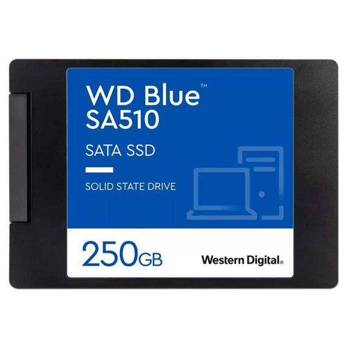 Unidad de Estado Sólido Western Digital Blue SA510 de 250 GB, 2.5"