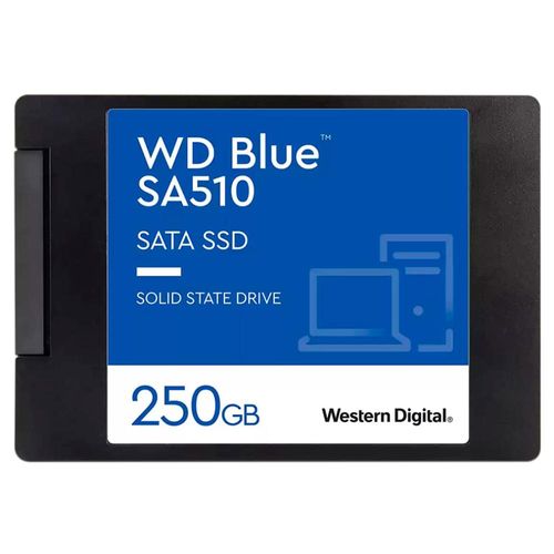 Unidad de Estado Sólido Western Digital Blue SA510 de 250 GB, 2.5"