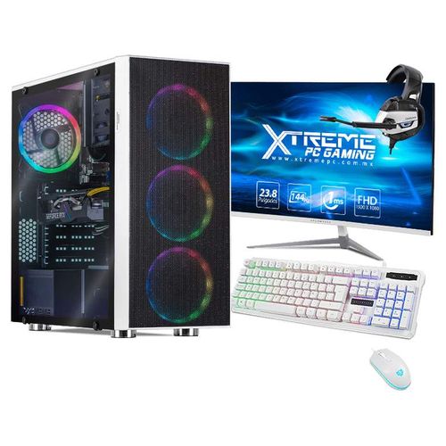 Xtreme PC RTX 2060 Ryzen 5 16GB SSD 500GB Monitor 23.8 WIFI White