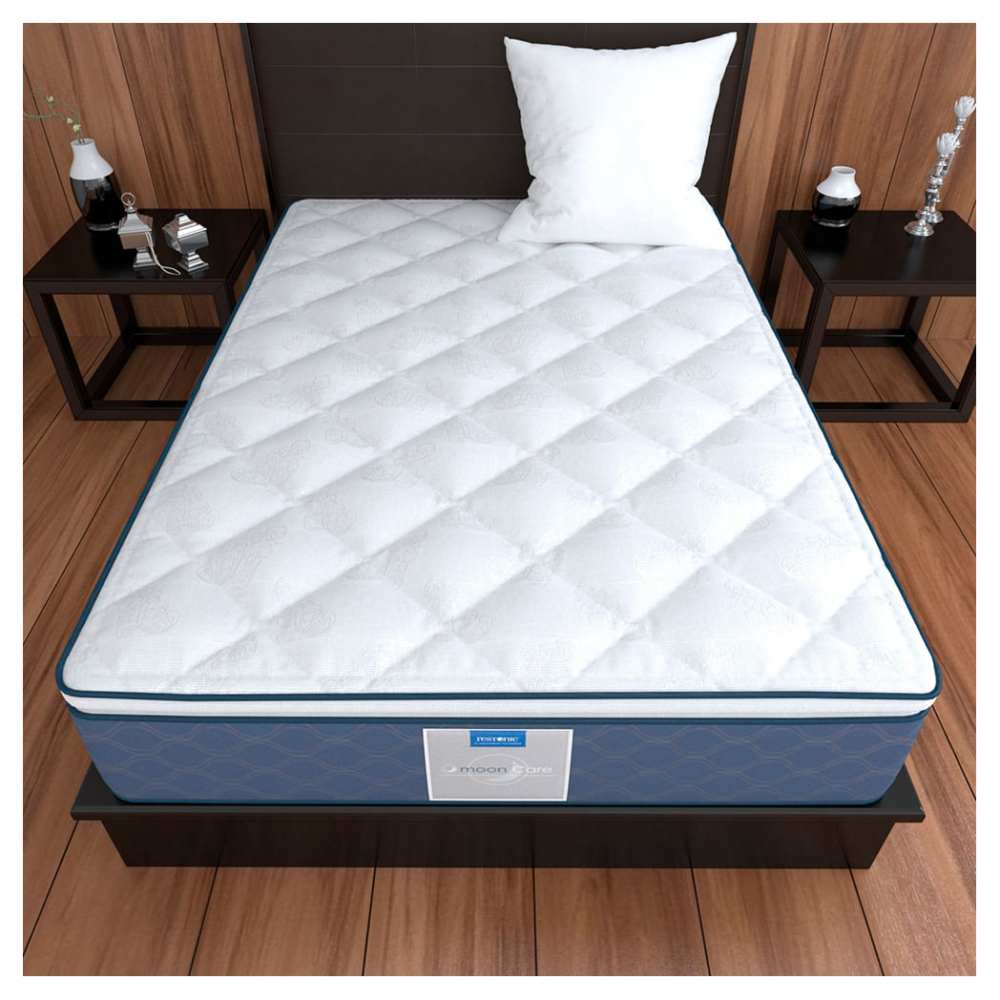 Colchón Restonic Queen Size Mooncare Ortopédico Antiestrés + Almohadas