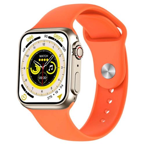 Reloj Smartwatch VAK B6 Ultra Bluetooth NFC Calorias Presion Naranja