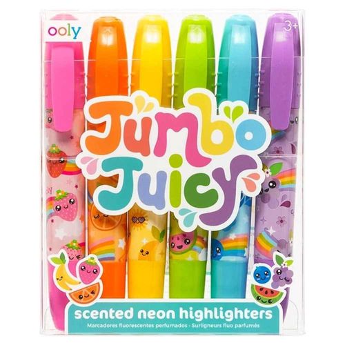 Marcadores Jumbo Neon De Frutas, Ooly