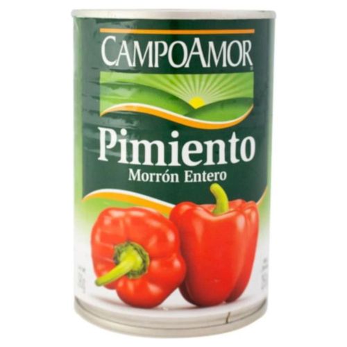 Pack de 12 Pimiento Morrón CampoAmor Entero 390 gr