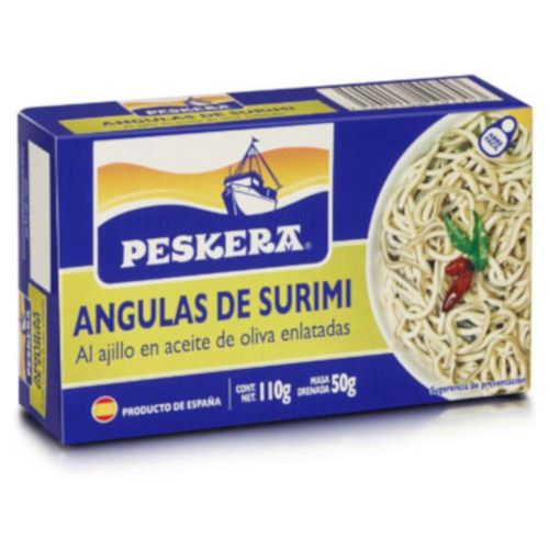 Pack de 24 Angulas de Surimi Peskera al Ajillo 110 gr