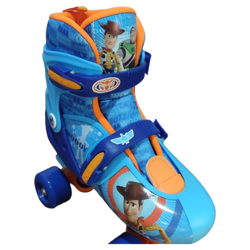 Patines 4 Ruedas Roller Toy Story Color Azul Para Niños