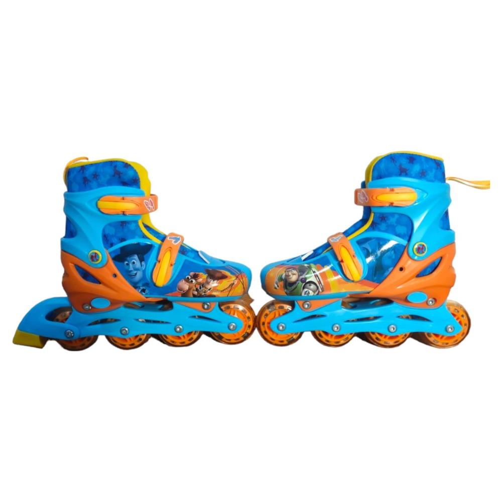 Patines en línea con dos frenos para niño y niña, zapatos de patinaje  ajustables, Unisex, con