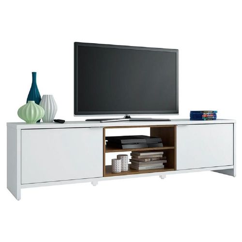 Mueble Para Tv Madesa Metz Hasta 75 Pulgadas Blanco