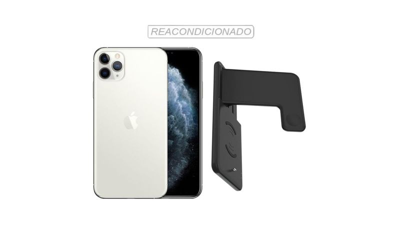 iPhone 11 Pro Max Reacondicionado + Soporte Cargador