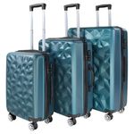 Set 3 Maletas Rigidas Rack & Pack Viaje ejecutivo