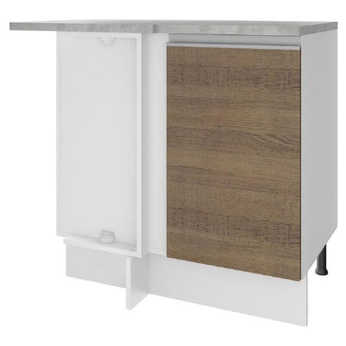 Mueble De Cocina Esquinero Madesa Con 1 Puerta Marron