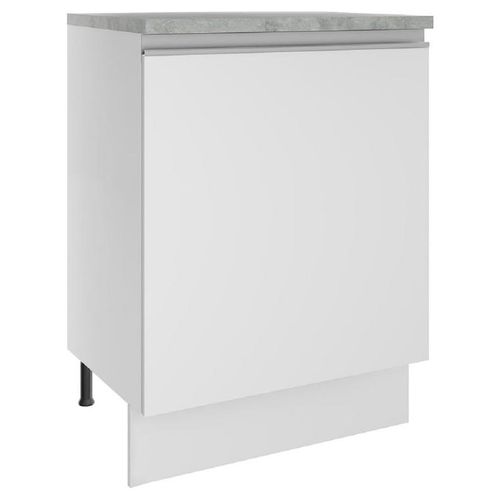 Mueble De Cocina Madesa Con 1 Puerta - 60 Cm Blanco