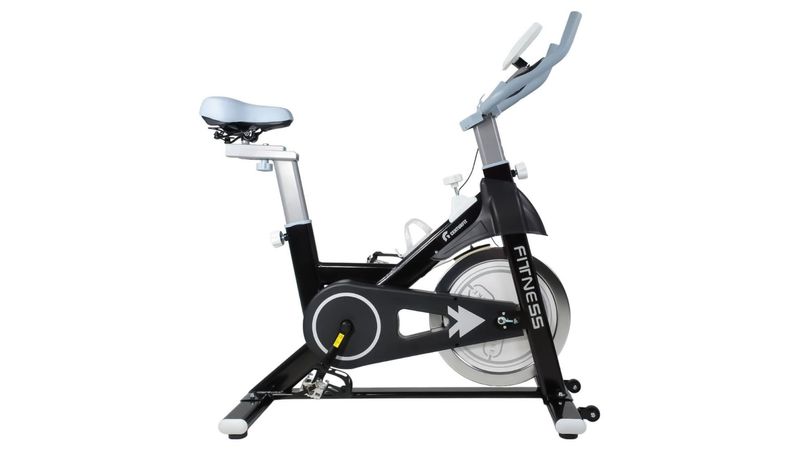 Bicicleta Spinning Fija Centurfit 10 kg Negra