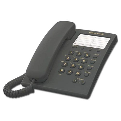 Teléfono Panasonic KX-TS550MEB analógico de 100 entradas.