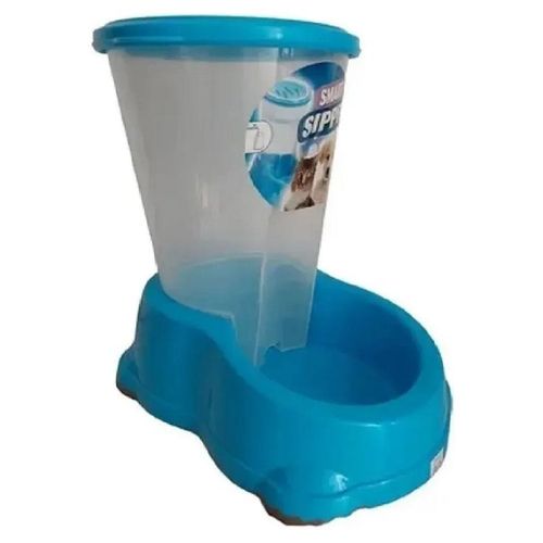 Dispensador Automático Perro Croquetas 3l Moderna Azul Cielo