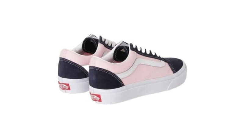 Tenis vans outlet rosas con blanco