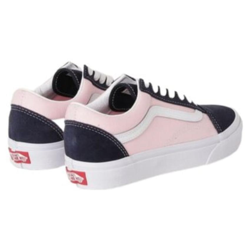 Vans old skool store rosa e branco