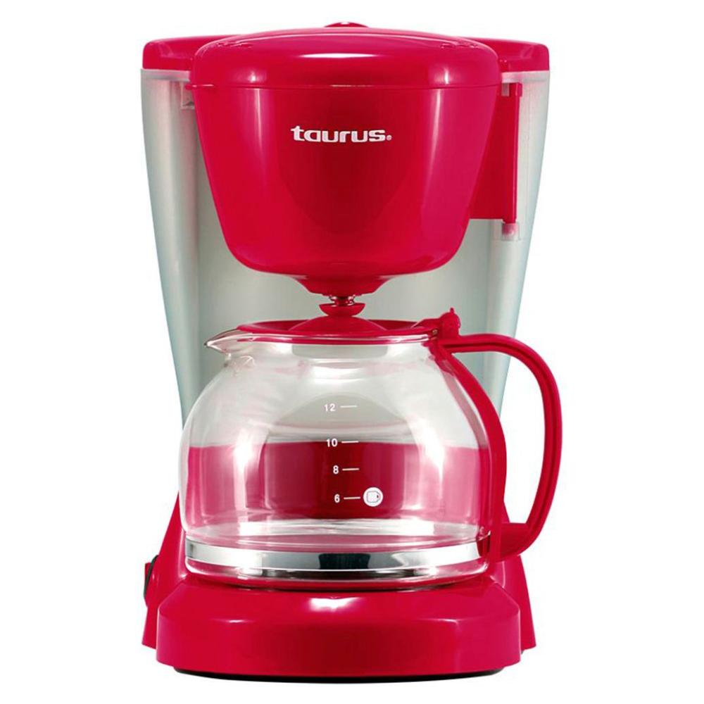 Cafetera De Goteo Taurus Max12red 12 Tazas Roja Elektra En Linea