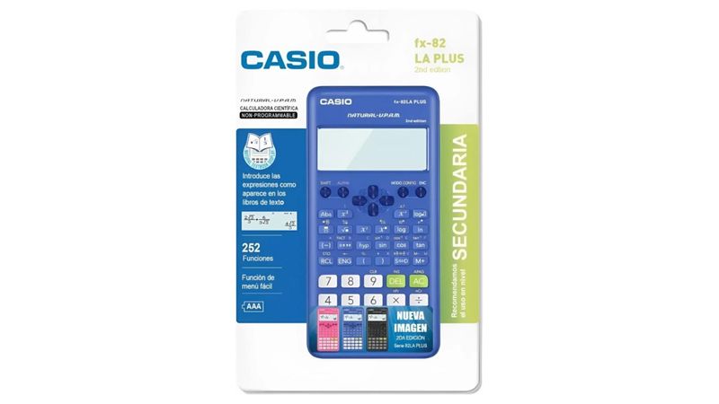 Calculadora cientifica casio discount azul