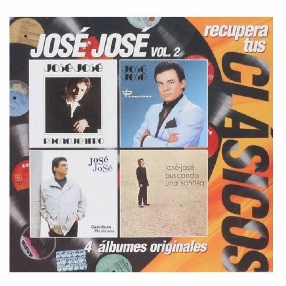 Jose Jose Recupera Tus Clasicos Volumen 2 / 4 Discos