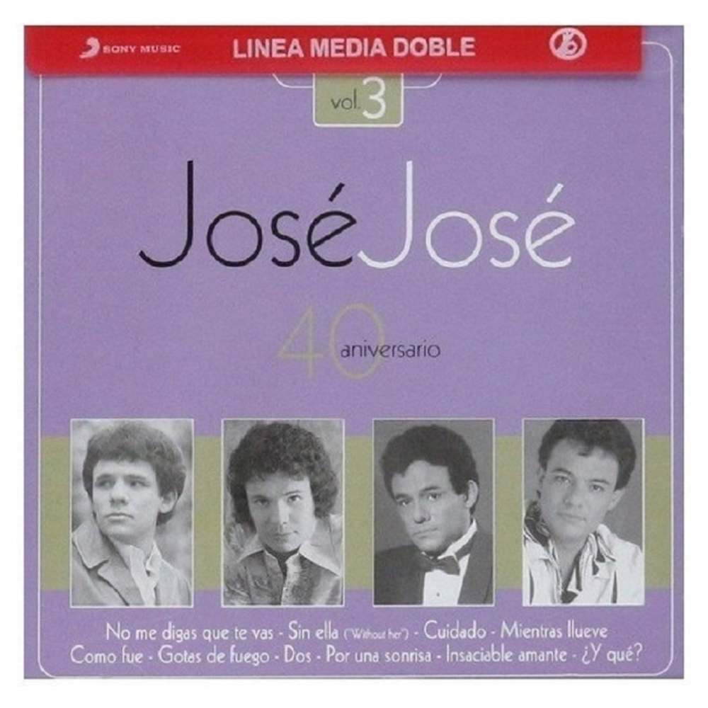 Jose Jose 40 Aniversario Volumen 3 / 2 Discos