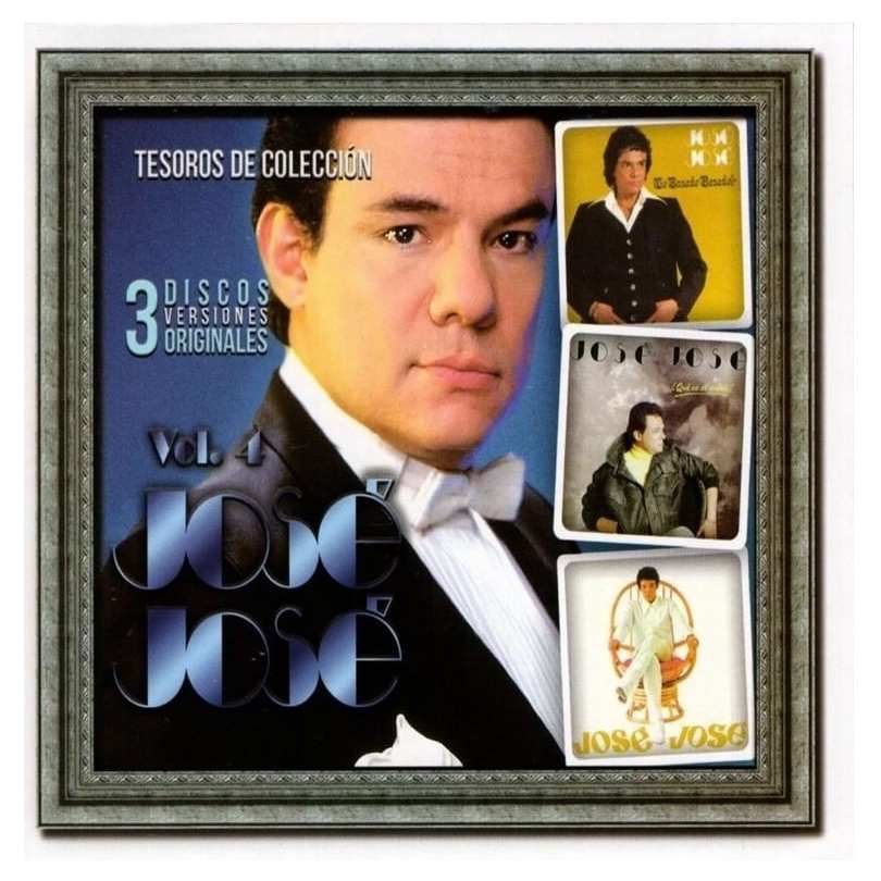 Jose Jose Tesoros De Coleccion Volumen 4 Box 3 Discos Cd