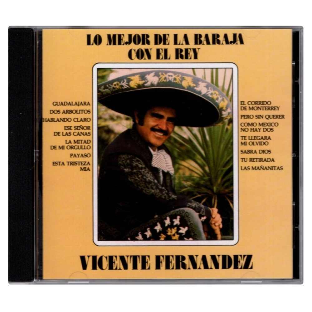 Vicente Fernandez - Lo Mejor De La Baraja Con El Rey - Cd
