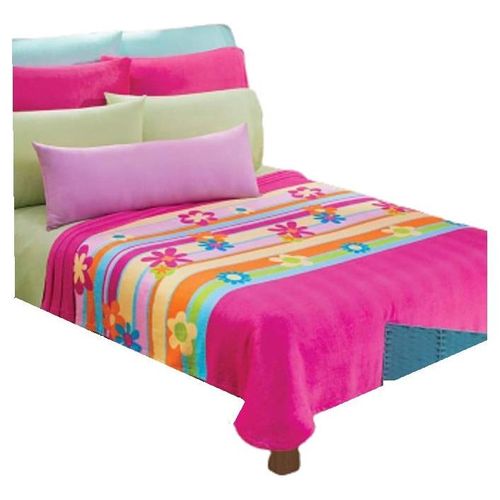 Cobertor Ultrasuave Coqueta Cama Matrimonial Rosa Concord