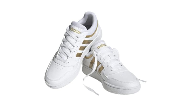 Adidas blancos y outlet dorados