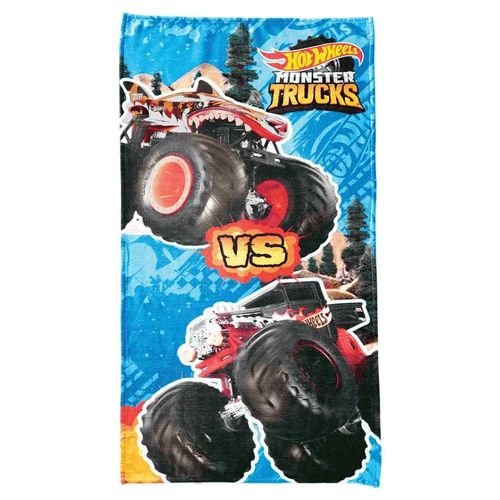 Toalla Estandar Hot Wheels Monster Trucks Algodón Concord