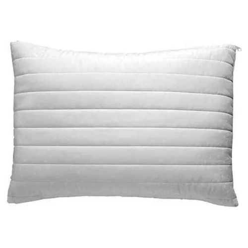 Almohada Capitonada Fresh Microfibra King Blanco Concord