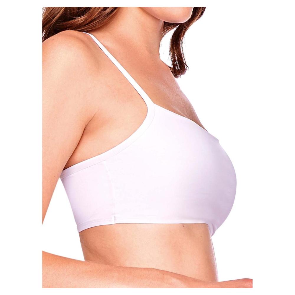 Top corto con tirantes Ilusi n 4411 Blanco