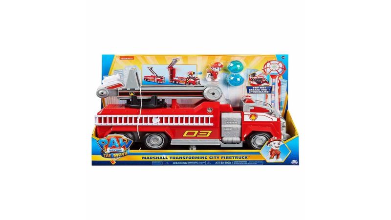 Paw Patrol Camion De Bomberos Transformable Marshall