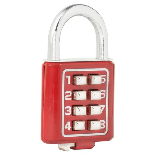 Candado Combinación Rojo 40mm Seguridad Nivel 3 Lock