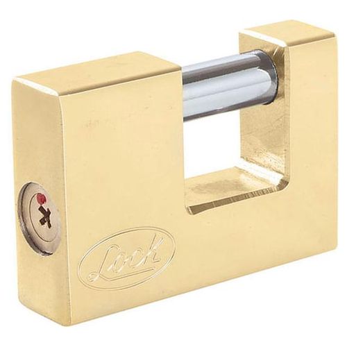 Candado De Acero Para Cortina Metálica 80mm Llave Tetra Lock